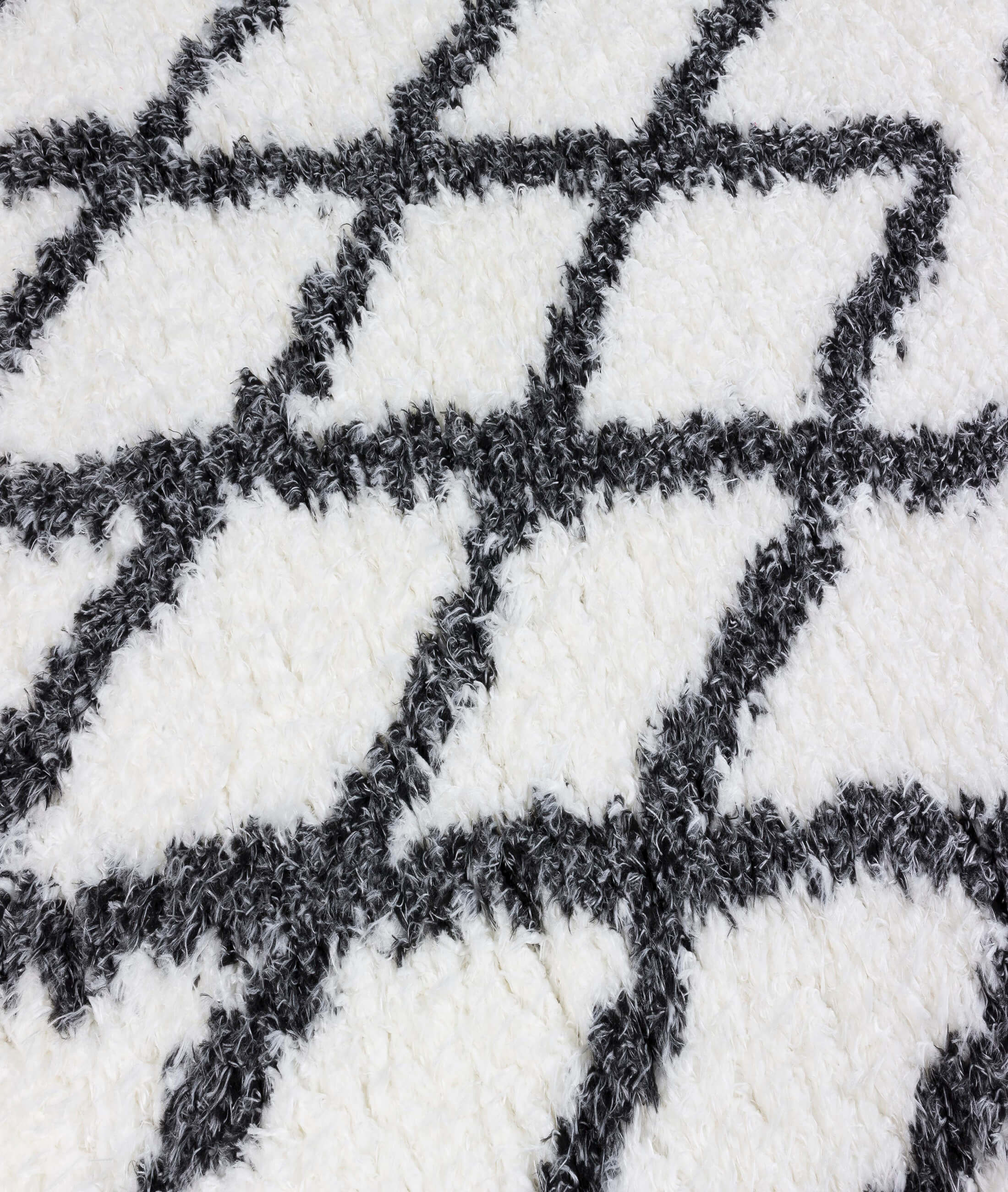 Marakesh White Anthracite Carpet 0419A